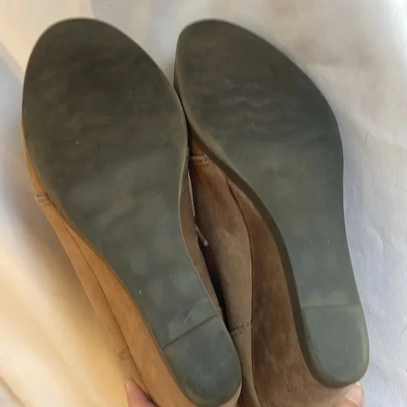 Maddengirl Camel suede booties tie up size 9 - Picture 3 of 8